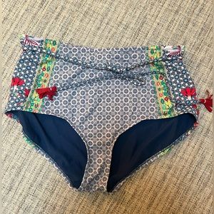 Johnny Was hi rise swim bottoms - NWOT